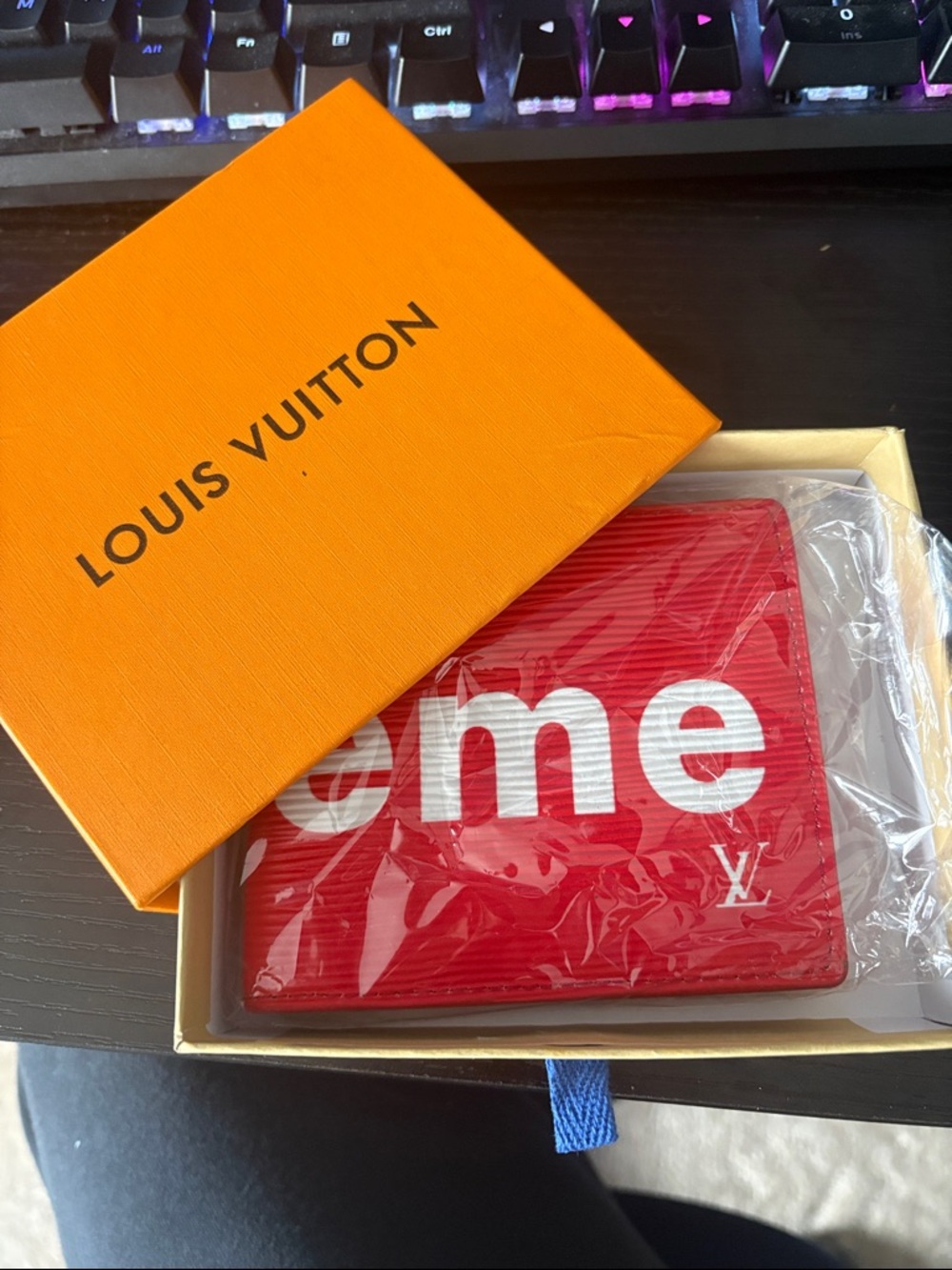 Louis Vuitton Supreme Leather Wallet